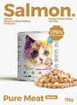 RANOVA Freeze Dried Cat Treats Raw Food - 100% Salmon Grain Free - 115g