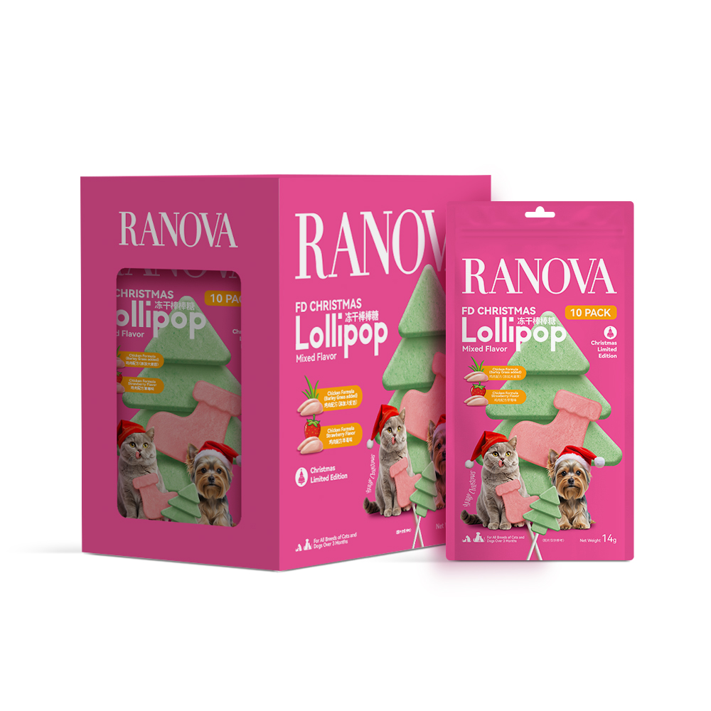Christmas treats freeze dried lollipop (mix flavor)
